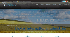 Desktop Screenshot of iamainternationalministries.org